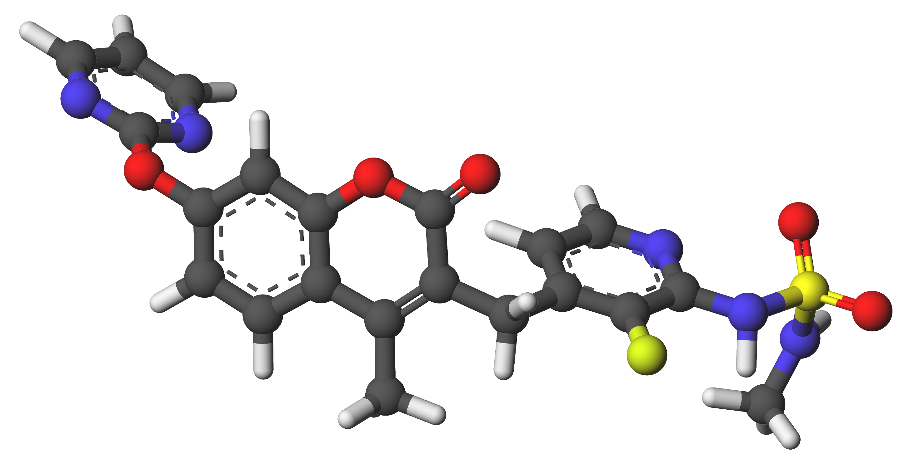Avutometinib_ball-and-stick_new Avutometinib_ball-and-stick_new